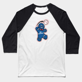 Los Angeles Dodgers Gingerbread Man Baseball T-Shirt